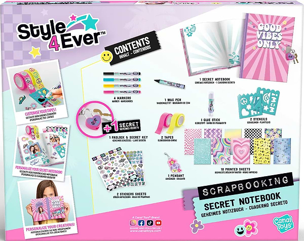 Фото - Скрапбукинг Canal Toys DIY Style 4 Ever ''Дневник для тайн'' (OFG298)