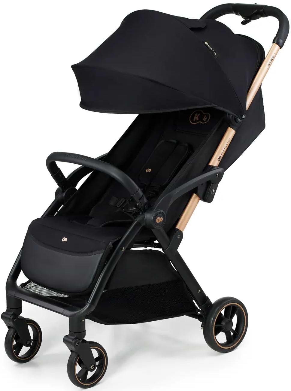 Коляска прогулянкова Kinderkraft Apino Raven Black (KSAPIN00BLK0000)
