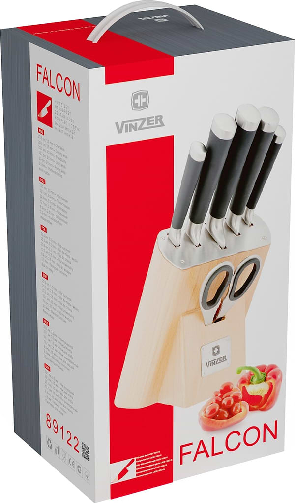 Фото - Набір ножів Vinzer Falcon 7 пр. (50122)