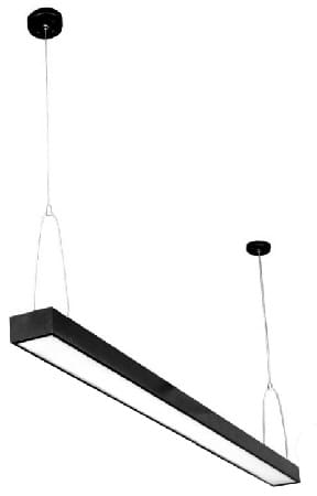 Светодиодный светильник EVROLIGHT Sign-30 подвесной линейный на тросах 30Вт 6400К черный (000058789)