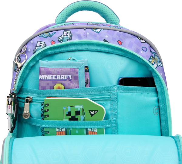 Фото - Рюкзак школьный YES S-72 Minecraft Pinky (550012)