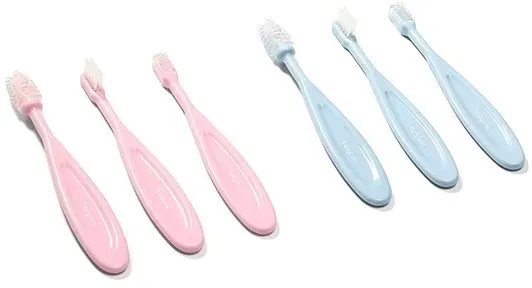 Фото - Набор для полости рта ребенка BabyOno розовый 3шт (550/01)