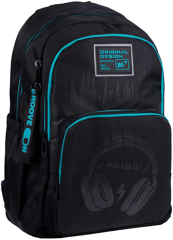 Фото - Рюкзак школьный YES TS-47 Optic Headphones (550103)