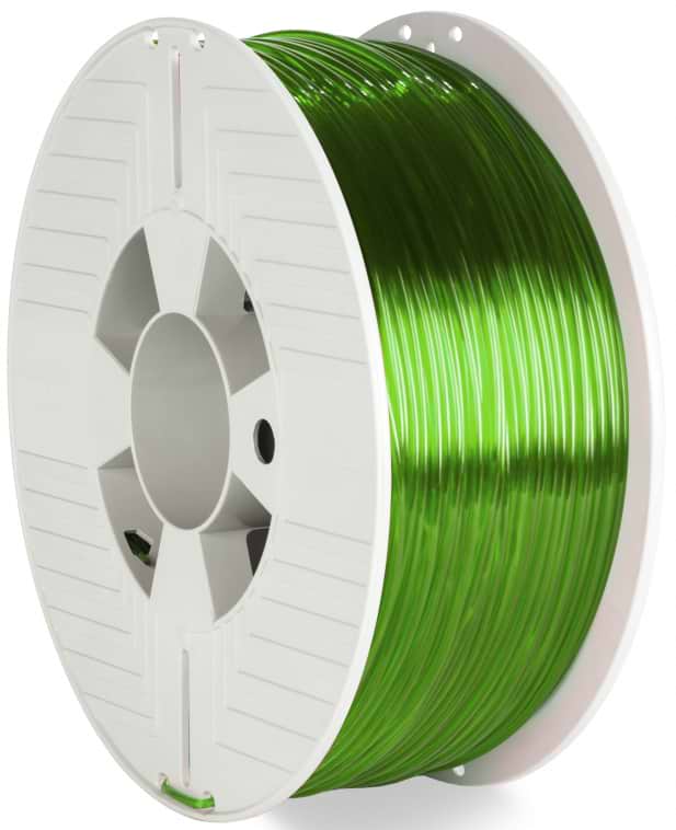 Нить для PET-картриджа Verbatim 2,85 мм 1кг зелено-прозрачная (55065)