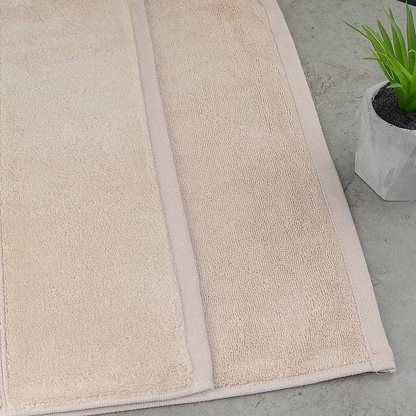 Фото - Рушник банний GM Textile махровий бежевий Міладо 70x140
