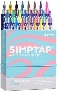 Фото - Набір маркерів Arrtx Simptap AACM-0724B 24 кол. (LC303694) Фото - Набір маркерів Arrtx Simptap AACM-0724B 24 кол. (LC303694)