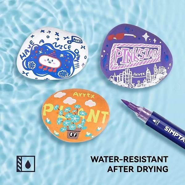 Фото - Набір маркерів Arrtx Simptap AACM-0724B 24 кол. (LC303694)