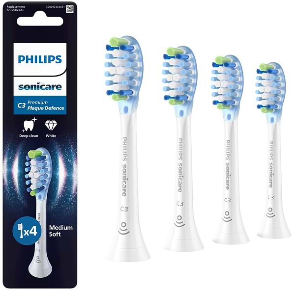 Фото - Насадка для зубної щітки Philips Sonicare HX9044/87 C3 Premium Plaque Defense
