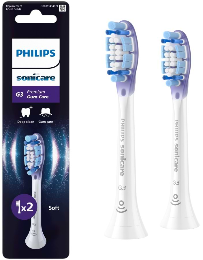 Насадка для зубной щетки Philips Sonicare HX9052/87 G3 Premium Gum Care - Фото 1