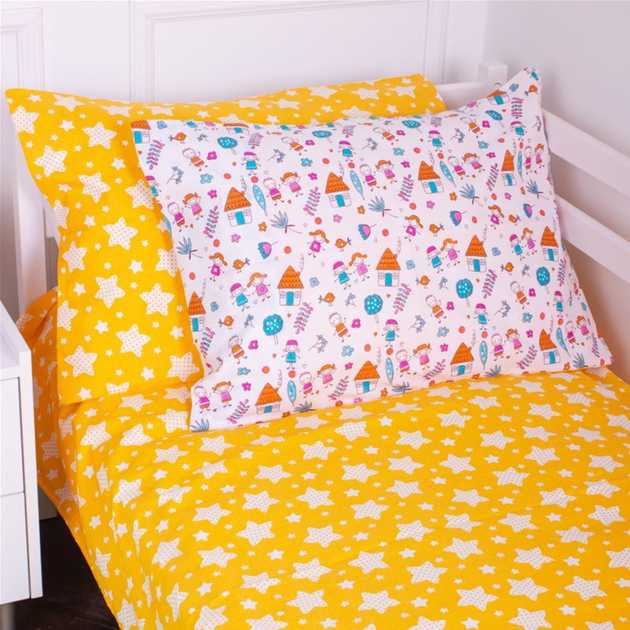 Фото - Комплект постільної білизни дитячий MirSon Бязь Kids Time 18-0002 Sweet Home 143 x 210 см (2200006988953)