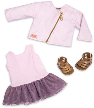 Фото - Лялька Our Generation Віена в рожевій шкіряній куртці 46 см (BD31101Z)