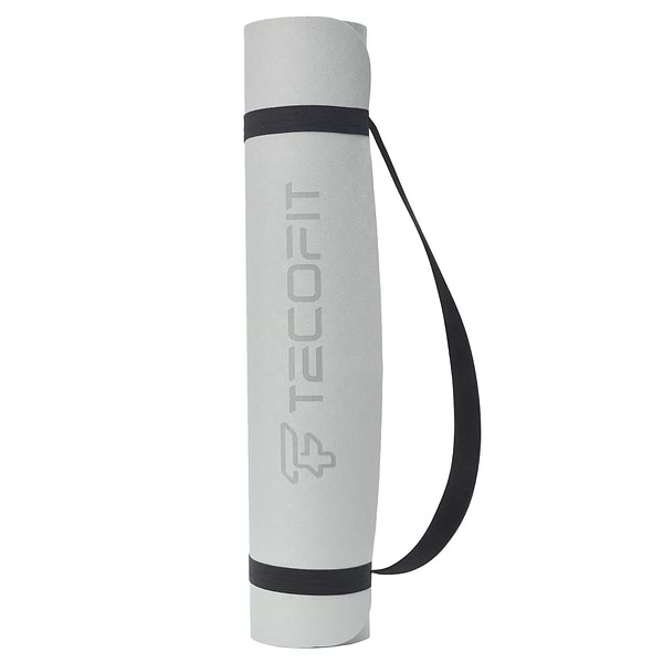 Фото - Коврик для йоги и фитнеса TECOFIT Dual Color TPE Mat 183х61х0.6 см Grey/Black (TOP180138257)