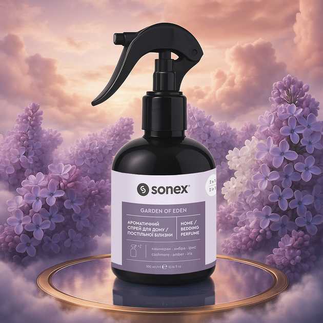 Фото - Освежитель воздуха спрей Sonex для дома и постельного белья Sonex Garden of Eden 300 мл (SO102490)