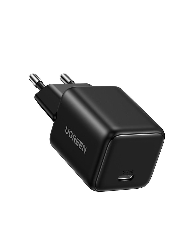 Фото - Мережевий зарядний пристрій UGREEN X512 USB-C 20W PD GaN Fast Charger Black (55553)