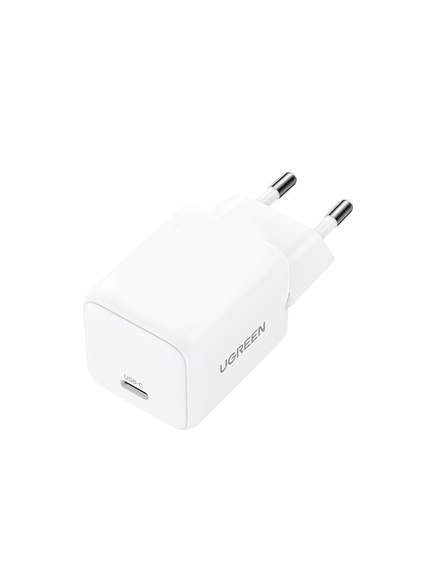 Фото - Мережевий зарядний пристрій UGREEN X512 USB-C 20W PD GaN Fast Charger White (55554)