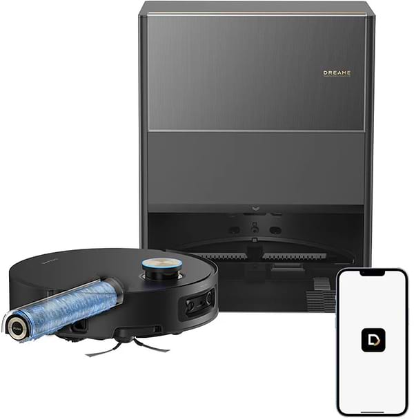 Фото - Робот-пилосос миючий Dreame Aqua 10 Ultra Roller Complete Black (RLH71DE-1-BL)