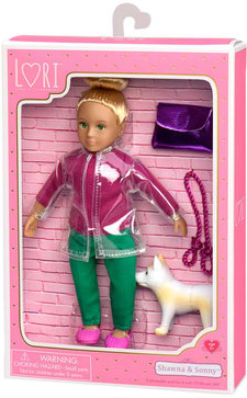 Фото - Кукла Lori 15 см Шауна с собачкой Сонни (LO31025Z)