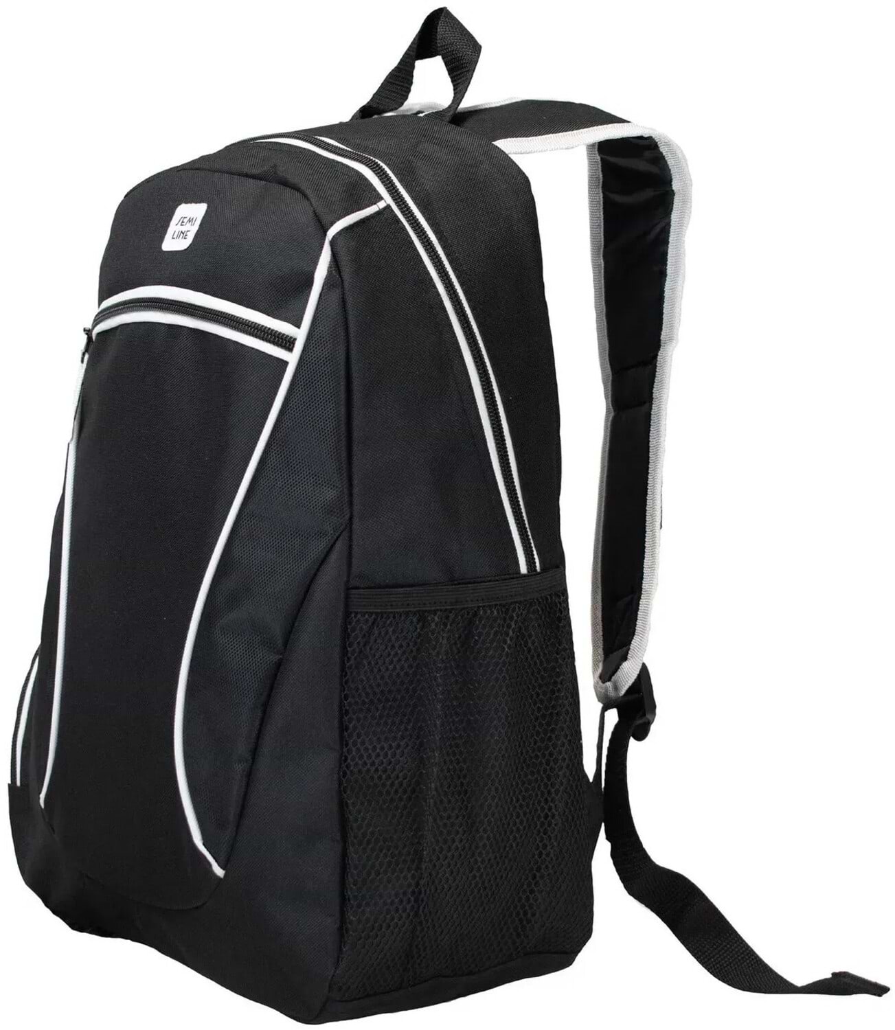 Рюкзак городской Semi Line 18 Black/White Elements (J4917-1)
