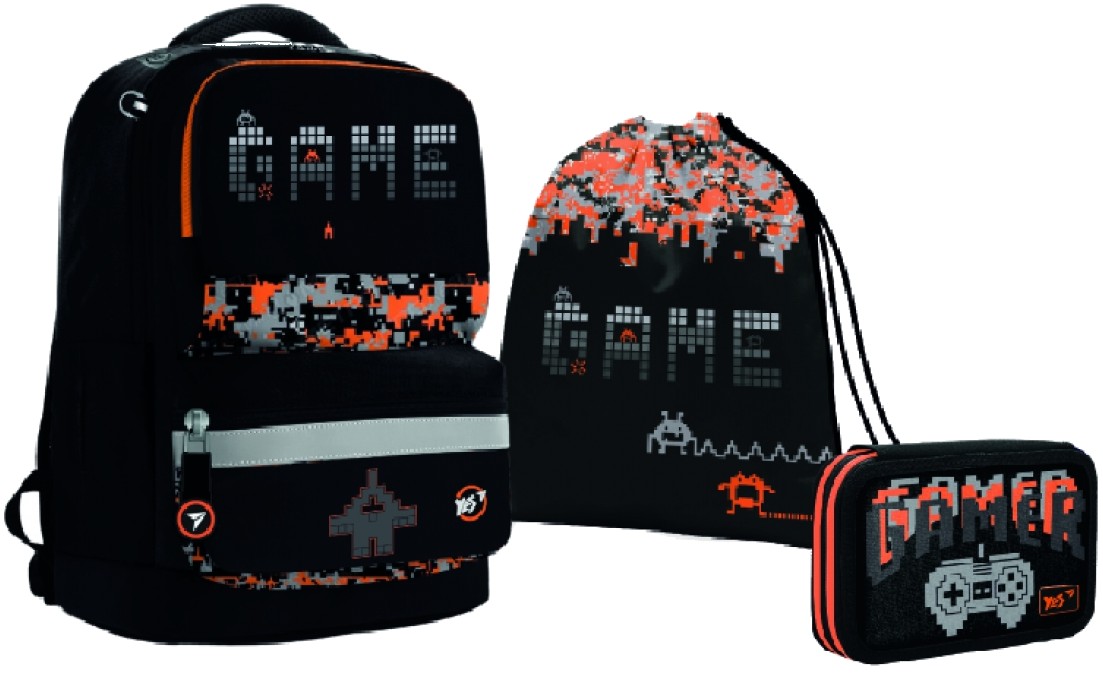 Рюкзак школьный YES S-30 Juno XS Collection Gamer 3 пр. (556815)