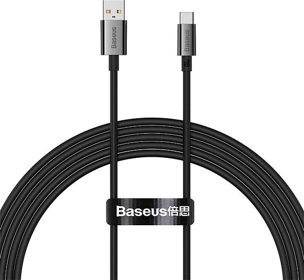Фото - Кабель синхронізації даних Baseus Superior Series Fast Charging Data Cable USB to Type-C 100W 2m Cluster Black (P10320102114-02)
