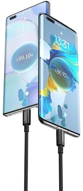 Фото - Кабель синхронізації даних Baseus Superior Series Fast Charging Data Cable USB to Type-C 100W 2m Cluster Black (P10320102114-02)