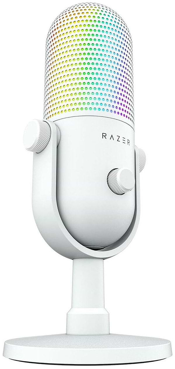 Фото - Мікрофон до комп'ютера Razer Seiren V3 Chroma White (RZ19-05060200-R3M1)