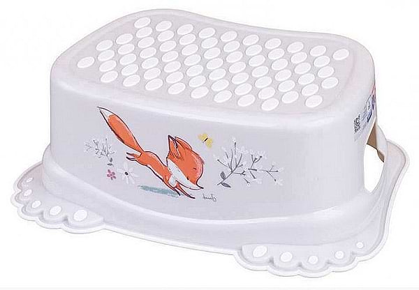 Фото - Подставка детская под умывальник Tega Baby Лесная сказка с антискользящей резиной Светло-бежевый (FF-006-111)