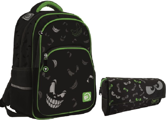 Рюкзак школьный YES S-40_Collection Nightmare 3 пр. (557995)