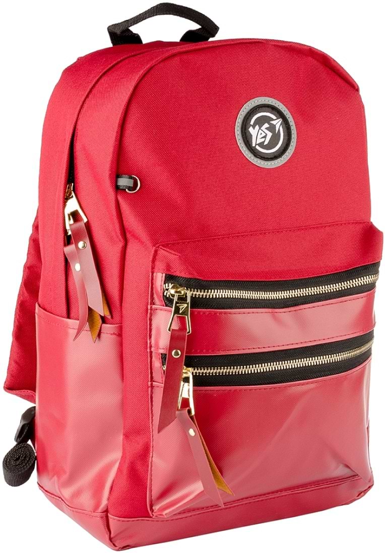 Рюкзак школьный YES T-100 Double Burgundy (558402)