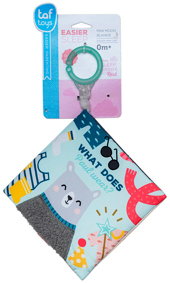 Фото - Книжка-іграшка Taf Toys для коляски колекції «Полярне сяйво» - ЩО НАДІНЕ ВЕДМЕДИК ПОЛ (12605)