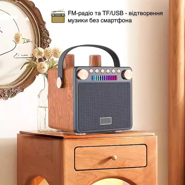 Фото - Портативная акустика Magic Karaoke YS-601 Wood