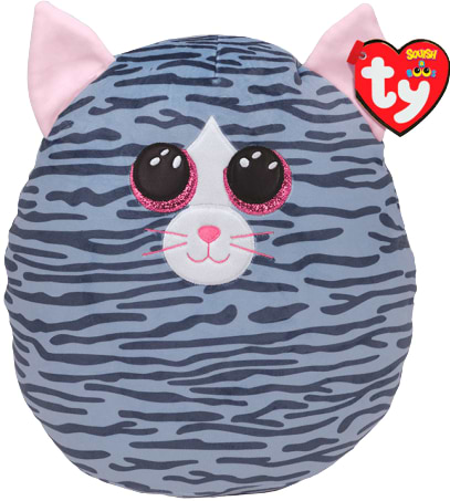 Мягкая игрушка подушка TY SQUISH-A-BOOS Котенок "KIKI" 40 см, ( 39190)