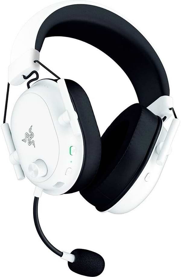 Фото - Гарнітура бездротова ігрова Razer Blackshark V2 HyperSpeed Wireless White (RZ04-04960200-R3M1)