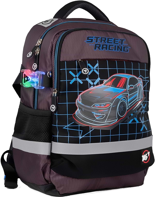 Фото - Рюкзак школьный YES S-52 Ergo Street Racing (559569)