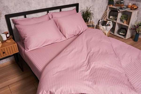 Фото - Підковдра полуторна євро Moon&Star Satin Stripe Stripe Candy 160x220 см (MS-870000446)