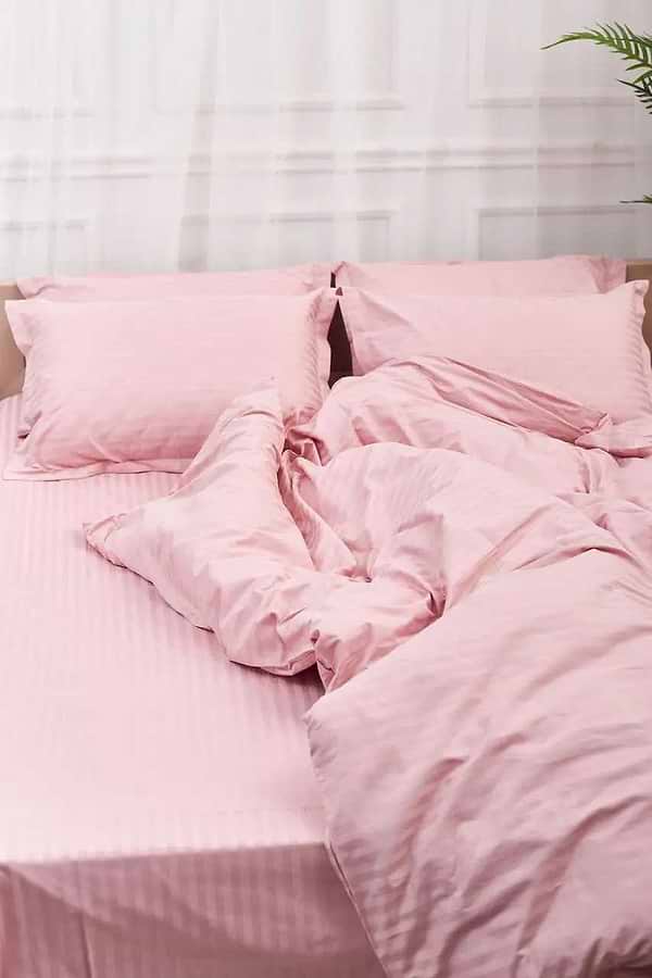 Фото - Пододеяльник полуторный евро Moon&Star Satin Stripe Stripe Pink 160x220 см (MS-870000456)