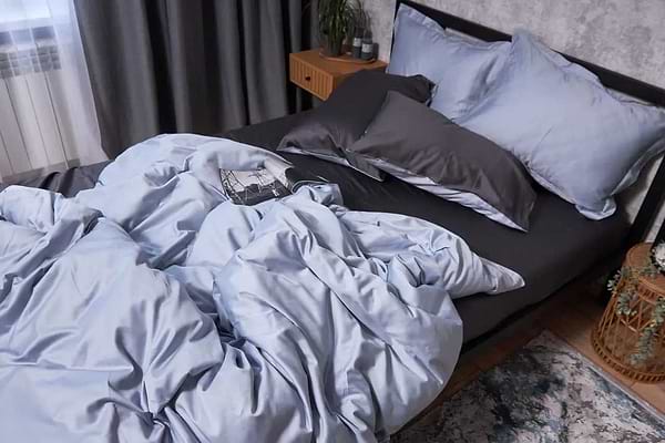 Фото - Підковдра полуторна Moon&Star Satin Premium Skyline Gray 143x210 см (MS-870000495)