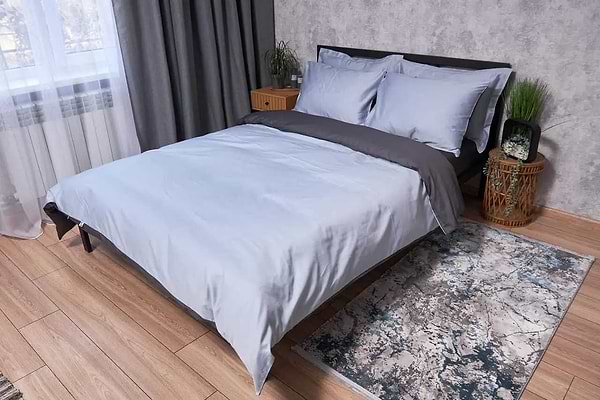 Фото - Підковдра полуторна Moon&Star Satin Premium Skyline Gray 143x210 см (MS-870000495)