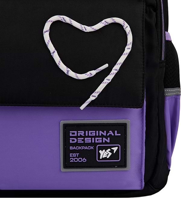 Фото - Рюкзак школьный YES TS-48 Purple Hearts (559923)