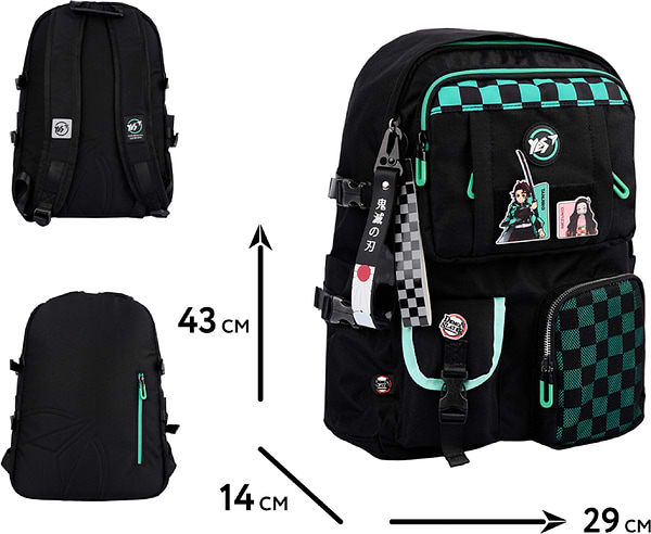 Фото - Рюкзак шкільний YES T-107 Demon Slayer Tanjiro (559978)