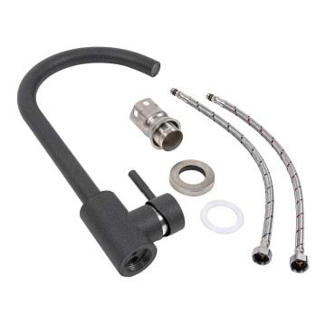 Фото - Смеситель кухонный VALESO 56 B NESP (3008 А) Карбон