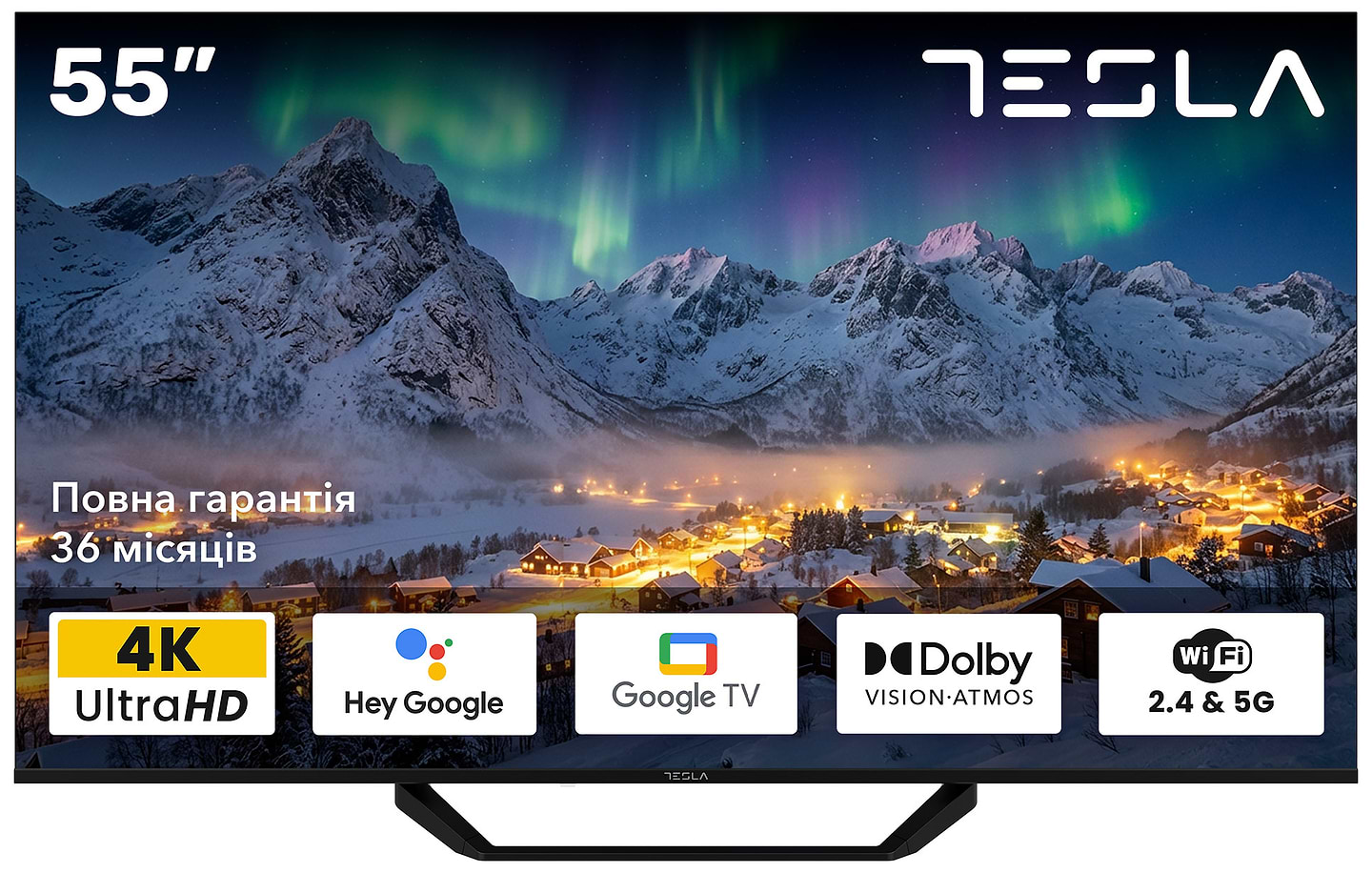 Купити Телевізор Tesla 55E655BUS - Фото 1 Телевізор Tesla 55E655BUS - Фото 1