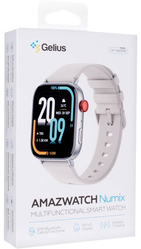 Фото - Смарт-годинник Gelius Amazwatch Numix GP-SW009 Silver (99696)
