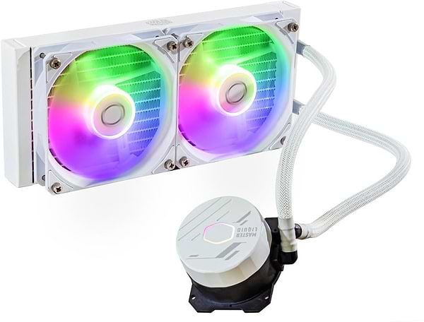Фото - Водяна система охолодження Cooler Master MasterLiquid 240L Core ARGB White (MLW-D24M-A18PZ-RW) Фото - Водяна система охолодження Cooler Master MasterLiquid 240L Core ARGB White (MLW-D24M-A18PZ-RW)