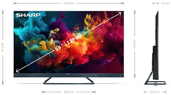 Фото - Телевизор Sharp 4T-C55FQ5EM2AG