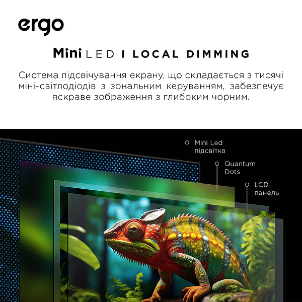 Фото - Телевізор Ergo 55MQ90PRO