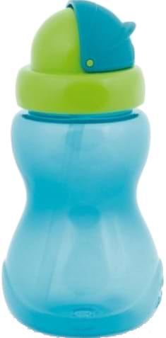 Поильник-непроливайка детский Canpol babies Спортивный c трубочкой синий, 270 мл. (56/109_blu)