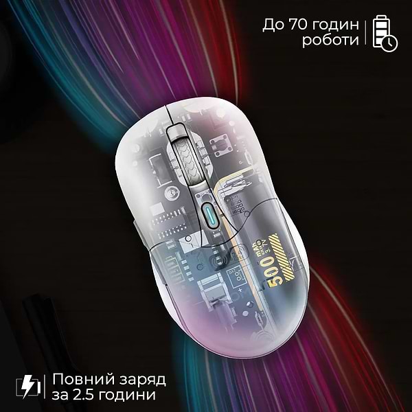 Фото - Миша бездротова Promate Samo White