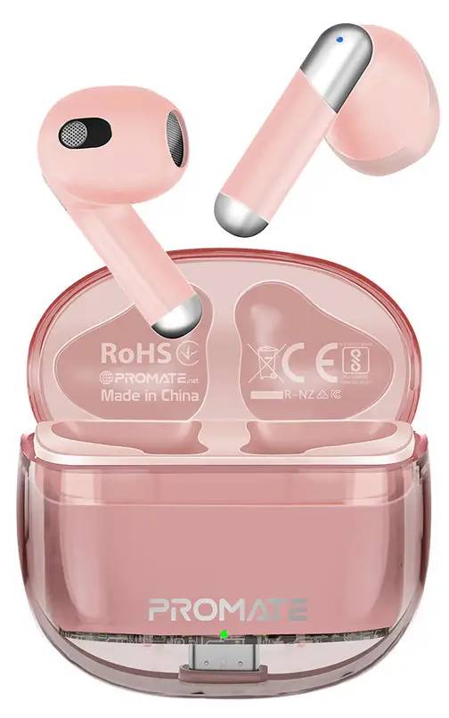 Фото - Наушники вкладыши беспроводные TWS Promate transpods.pink