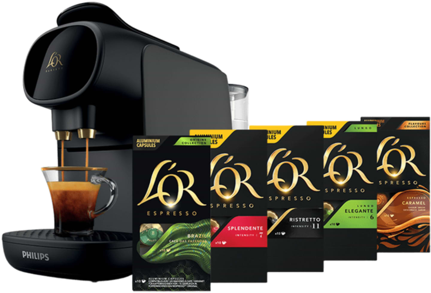 Кавоварка капсульна Philips L'OR BARISTA Sublime (LM9012/60) + дегустаційний сет кава в капсулах L'OR (50 капсул) (8711000683965) - Фото 1